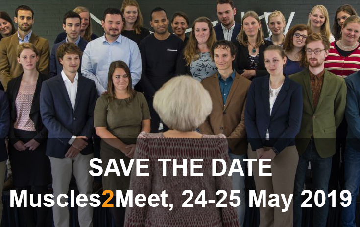 Save the date: Muscles2Meet, 24-25 May 2019